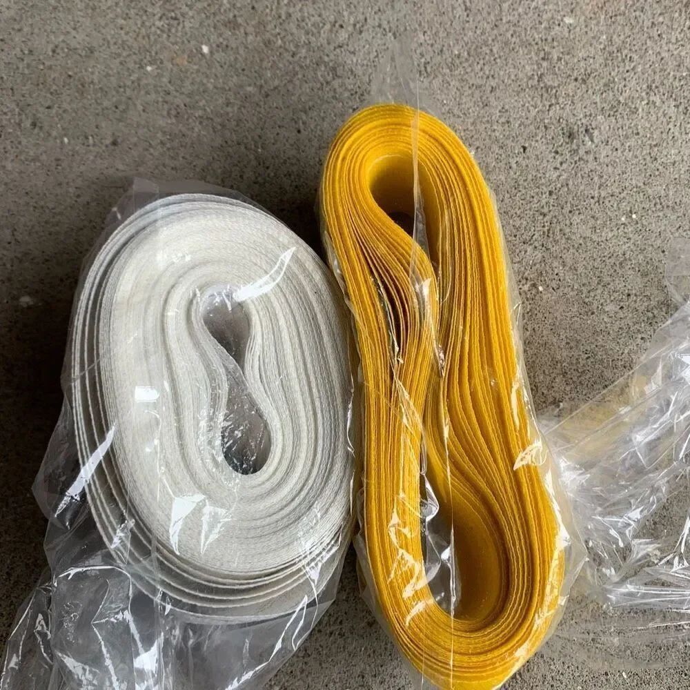 White And Yellow Lawn Furniture Webbing